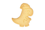 Edelstahl Ausstechform Weihnachts Dino mit Prägung