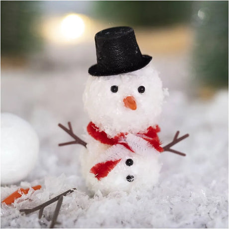 Wichtelzubehör Bastelset Schneemann