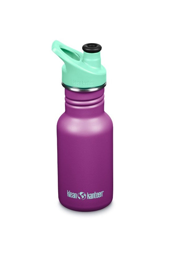 Kinder Edelstahl Trinkflasche Klean Kanteen Sport 355ml Lila