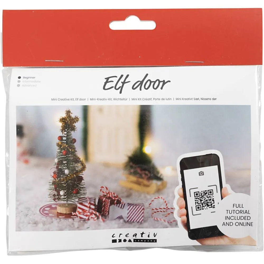 Wichtelzubehör Bastelset Weihnachtsbaum und Geschenke